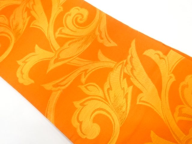 JAPANESE NAGOYA OBI / WOVEN ARABESQUE